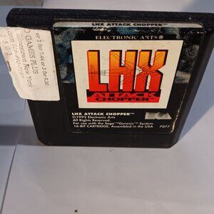 LHX Attack Chopper Used Sega Genesis Video Games